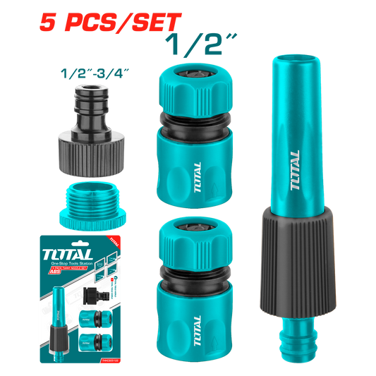 SET 5 PIEZAS ACOPLES MANGUERA